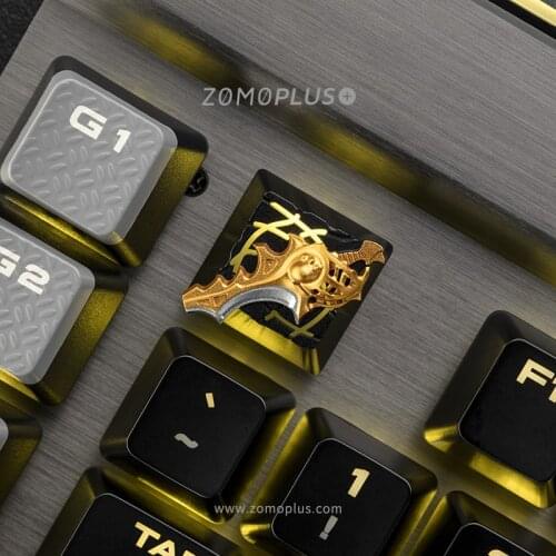 Key cap mechanical keyboard keycap personality design,Divine Rapier DOTA2 game theme key cap MX axis aluminum alloy keycaps,M11