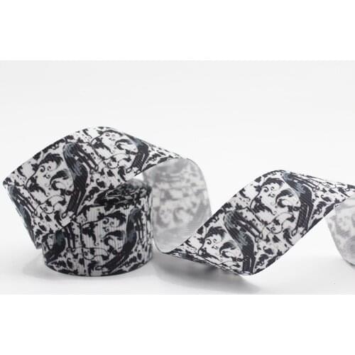 Cartoon Greyhound Printed Grosgrain Ribbon DIY Handmade Materials Hair Accessories Wedding Gift Wrap Tape 16-75 MM