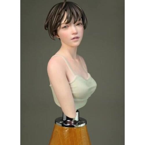 1/10 Scale Girl Bust Unpainted Resin Bust Building Kit