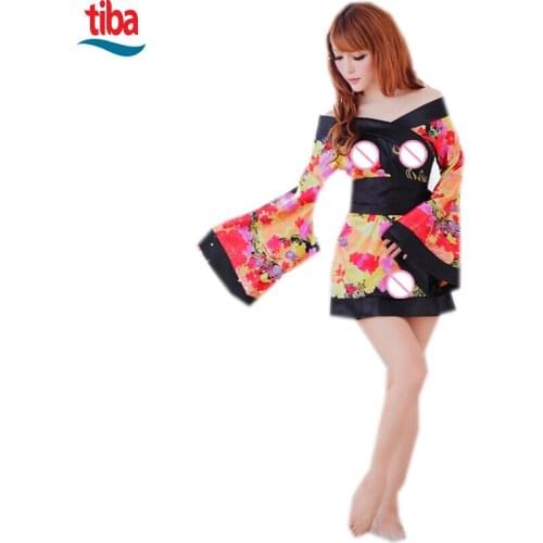 Tiba New style lingerie women kimono, Japanese kimono role play uniform seduction suit