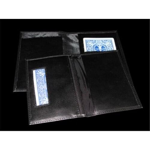 New Insurance Wallet Magic Tricks Close Up Card Into Wallet Magic Props For Professional Magician Mentalism Illusion Accessories