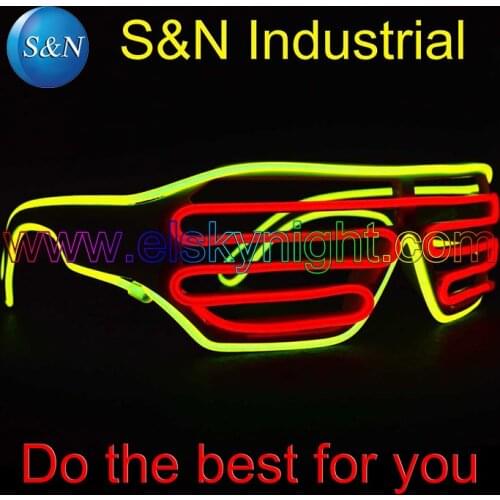 El glasses Shutter Shades Burning Man, glow glasses Festival, EDM, Tomorrowworld, Halloween, Christmas,Party