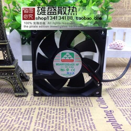 For Yongli MGA8012XS-A25 8025 8CM 12V 0.39A PC Chassis Cooling Fan