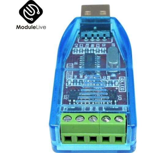 Wholesale Industrial USB To RS485 RS422 Converter Upgrade Protection RS485 Converter V2.0 Standard RS-485 A Connector Module