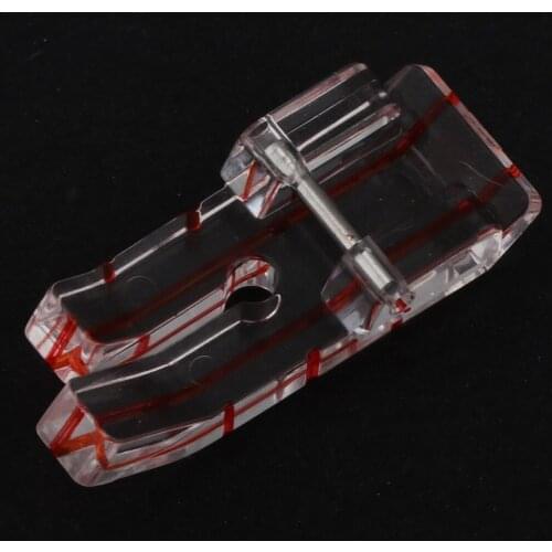 Durable 1/4" Clear View Guide Foot Works on Straight Stitch for Home Sewing Machine 35x15mm