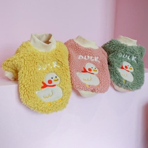 Warm Stylish Fashion Pet Thick Shirt Clothing Elastic Pet Apparel Adorable for Casual