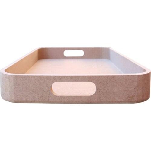Tp12 Edges Right Oval Tray paintable decorative objects декоративные предметы под роспись