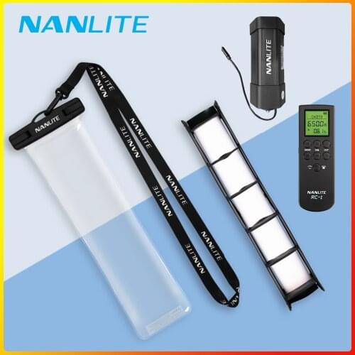 Nanlite PavoTube II 6C Light Accessories Waterproof Bag Eggcrate softbox grid remote control tripod power supply
