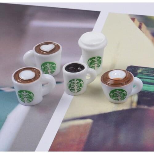 1/12 Miniature Food Mini Coffee Cup Drink Model Doll Food for blyth,bjd,1/6 doll for dollhouse kitchen Toys