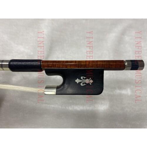 8pcs Top grade New professional 4/4 hybrid Carbon fiber cello bow outside pernambuco Ebony frog
