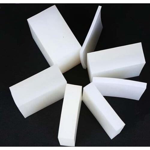 White Silica Rubber Cushion Plate Rubber Cushion Plate Soft Rectangular Cushion and Shock Absorption Pad Machinery