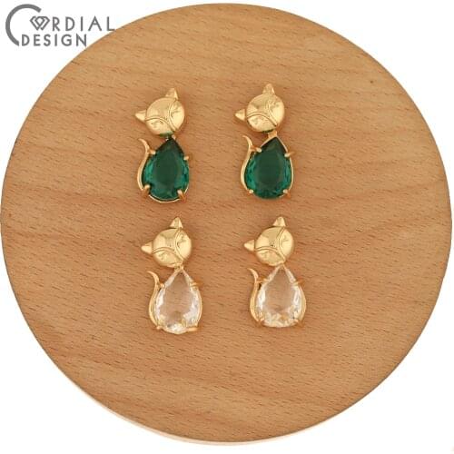 Cordial Design 30Pcs 13*25MM Crystal Pendant/Jewelry Accessories/Hand Made/DIY Making/Jewelry Findings & Components/Charms