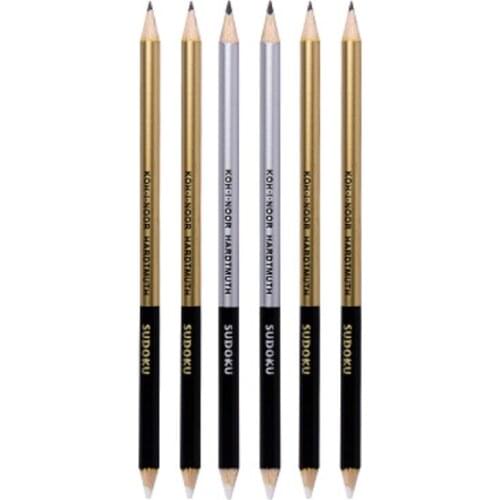 Art rubber Sketch Special Pencil Eraser highlight pencil shape erasers 6pcs/lot