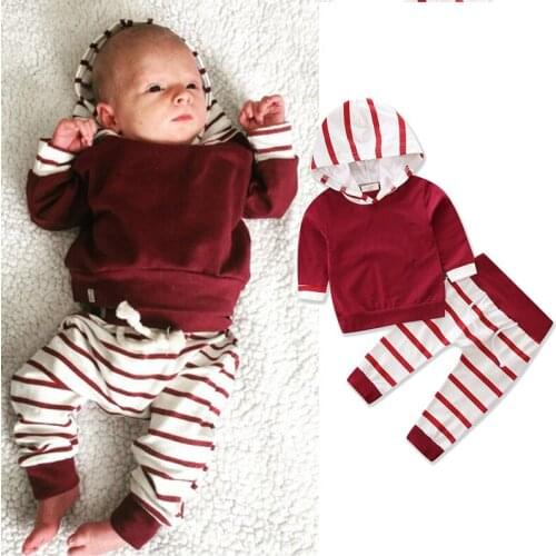 Baby Girl Clothes Infant Spring Autumn 2Pcs Set Cotton Flower Hooded Sweater Tops Pants Outfits Toddler Baby Girls Clothing Suit