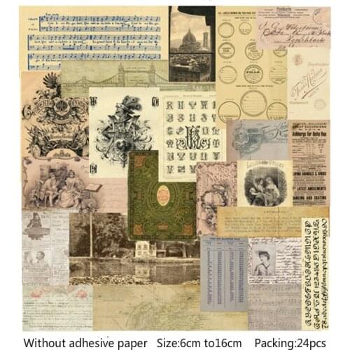 KSCRAFT Vintage Series Material Paper Set for Scrapbooking DIY Projects/Photo Album/Card Making Crafts