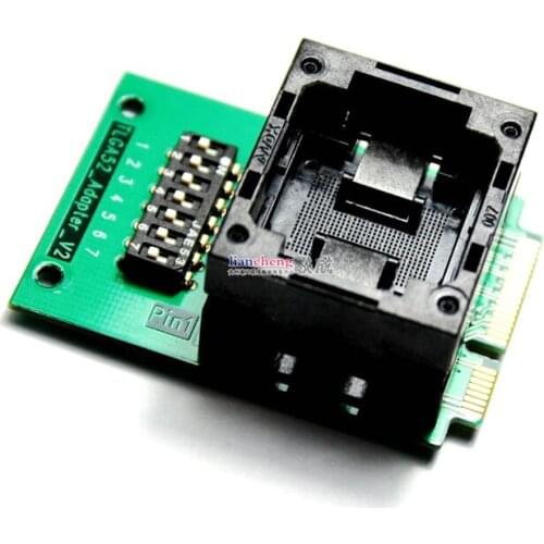 LGA52 Push-down Shrapnel Convert to Msata Test Socket 4CE NAND Flash Test Socket