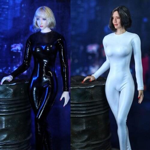 1/6 scale female long-sleeve tights JOA-35 leather and cloth model fit 12 inch action figure body