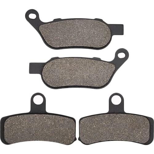 Motorcycle Front Rear Brake Pads for Harley Fat Boy FLSTF FLSTFB Heritage Softail Deluxe Custom Slim FLS FLSTC FXST FXSTC FLSTN