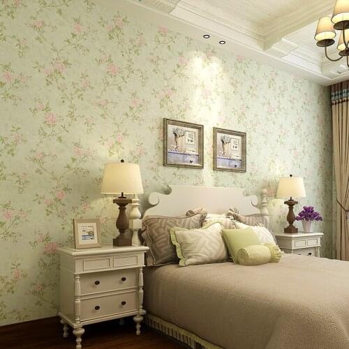 Wall Papers Home Decor Rustic Floral Wallpaper Roll Vinyl Pvc Living Room Wall Mural For Walls Bedroom Wallpaper Papel-de-parede