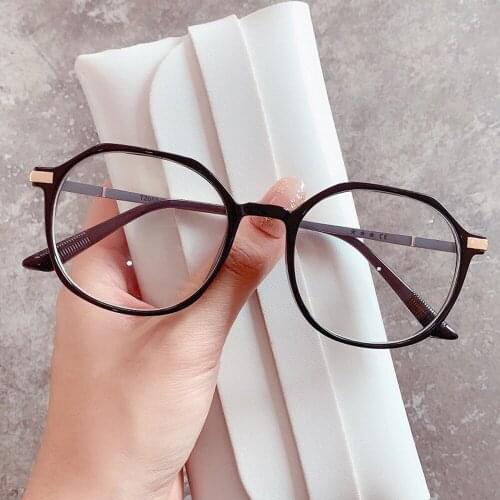 New Fashion Anti Blue Light Blocking Eyewear Women Luxury Brand Design Acetate Optical Frame Computer Glasses Female Wholesale