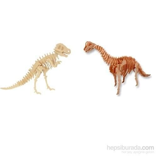 Learning Toys 2'li 3D Wood Model Package