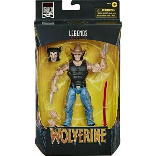 Original Marvel Legends 80 Years X-men Cowboy Logan Wolverine 6" Action Figure X Men 80th Anniversary Collection Toys Doll