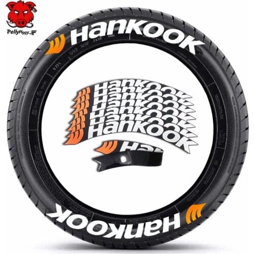 Pellypiggy 1.4″ New Car Tire Decals Car Tuning Universal 3D Permanent PVC Joined Tire Decoration Sticker for 4 tires