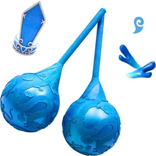 Movie Nezha Aobing cosplay props Ice hammer hair crown dragon horn for Halloween Christmas Party Masquerade Anime Shows