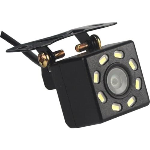 Novel-Car Rear View Camera Universal Backup Parking Camera 8 LED Night Visible Waterproof 170 Wide Angle HD Color Image