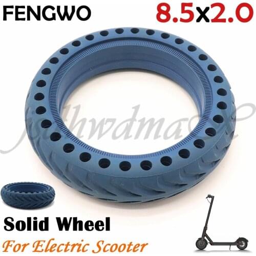 FENGWO 8 1-2x2 Xiaomi Mijia M365 Scooter Solid Tire Skateboard Tyre Wheels for Electric Skate Board Avoid Pneumatic Tyre Upgrade