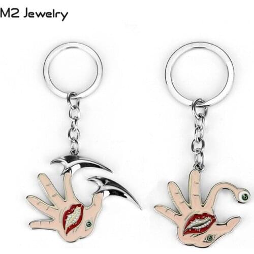 Horror Cartoon Kiseiju Keychain Parasyte the maxim Keyring Pendant Accessories Fans' Souvenirs