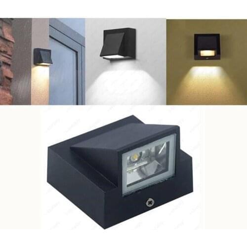 LED Wall Lamp Single Head 5W 10W COB Porch Wall Sconce Light Indoor Outdoor Landscape Lighting AC110 220V