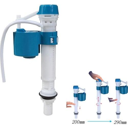 Water inlet valve toilet length retractable general one piece split water tank accessories