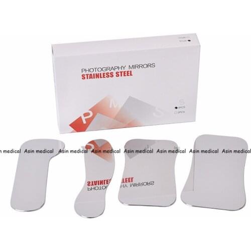 High Quality Dental Dentist Oral Clinic 4 In 1 or 5 In 1 Orthodontic Intraoral Stainless Steel Photographic Mirror Reflector