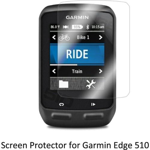 3* Clear LCD PET Film Anti-Scratch Screen Protector Cover for Cycling Training GPS Garmin Edge 510 Edge510