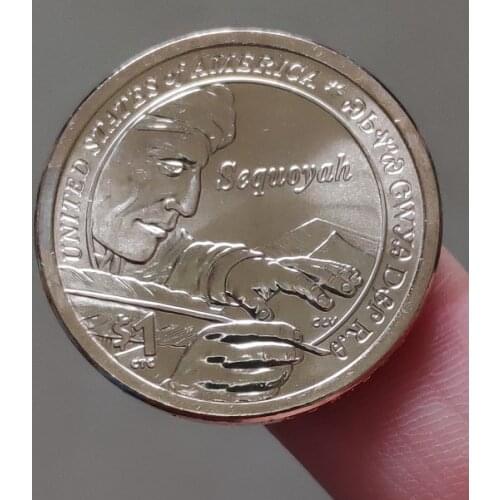 US $ 1 26mm America Coins New Original Coin Unc Commemorative Edition 100% Real