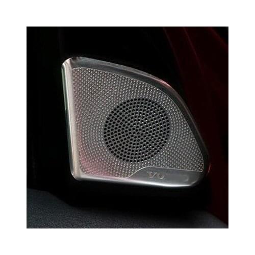 Car Styling Inner Sound Stickers For Volvo XC60 Horns Speaker Music Cover Audio Trim For Volvo XC60 2010-2017 Auto Accessories