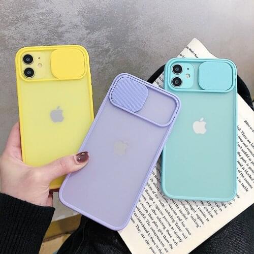 Camera Lens Protection Phone Case For iPhone 11 Pro Max 7 8 6 6s Plus X 7 SE 2020 Case For Xr Xs Max Color Candy Soft Back Cover