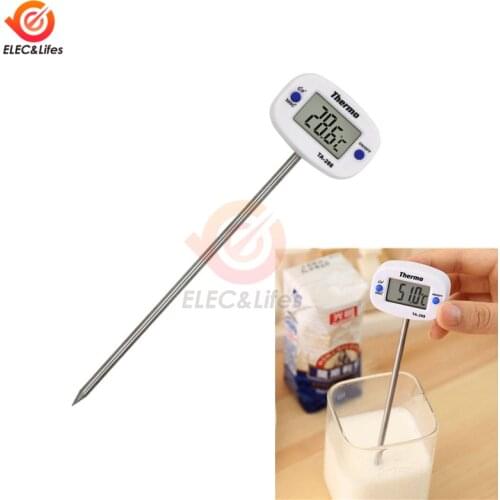 TA288 Digital Kitchen Thermometer For BBQ Electronic digital Food Probe Thermometer Water Milk Meat Temperature Kitchen Tools
