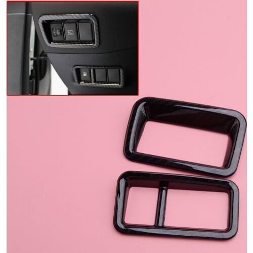 CITALL 1 Set Headlight Lamp Adjustment Switch Button Cover Trim Fit For Toyota CHR 2016-2020 Left Hand Drive
