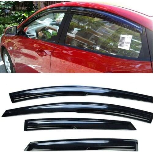 Side Window Deflector Acrylic Sun Rain Deflector Weather Shield For Mazda 3 Axela 2014 2015 2016 2017 2018