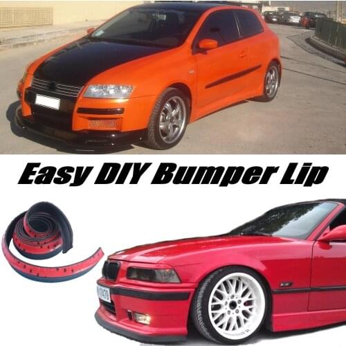 Bumper Lip Deflector Lips For Fiat Stilo 2001~2010 Front Spoiler Skirt For Car View Tuning / Body Kit / Strip