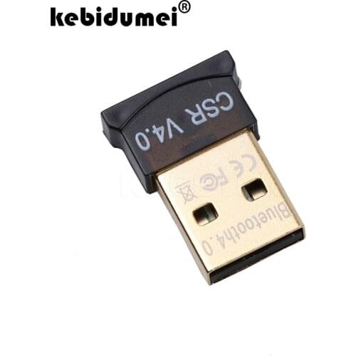 Kebidumei 3pcs USB Bluetooth Adapter V4.0 Dual Mode Wireless Dongle Free Driver USB2.0/3.0 20m 3Mbps for Windows 7 8 10 XP Vista