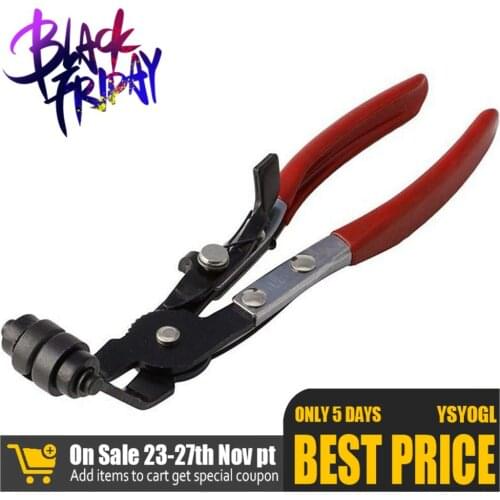 45° Hose Clamp Pliers PVC Anti-slip Automobile Water Pipe Pliers Angled Swivel Jaw Locking Car Repair Fuel Coolant Clip