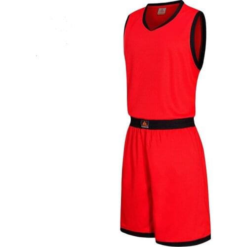 2017 New Men Basketball Jersey Sets Uniforms Kits Sports Clothing Breathable Youth Basketball Jerseys Shorts DIY Printing