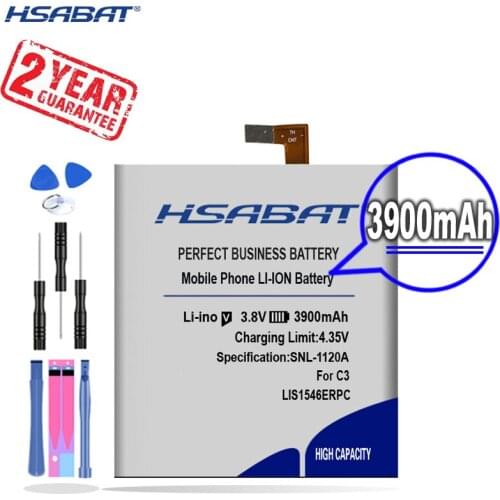 New Arrival [ HSABAT ] 3900mAh LIS1546ERPC Replacement Battery For Sony Xperia C3 T3 S55T S55U D2502 D2533 M50W D5103