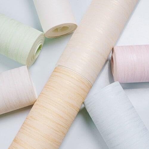 Solid color modern stripe wall stickers home decor wallpaper roll bedroom living room kids bedroom wall paper