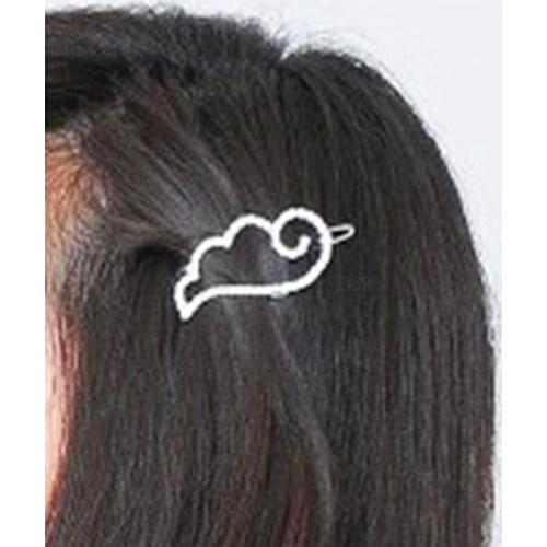Wholesale 2020 New Arrival fashion cute sparkling rhinestone music notes hairpin side-knotted clip for women