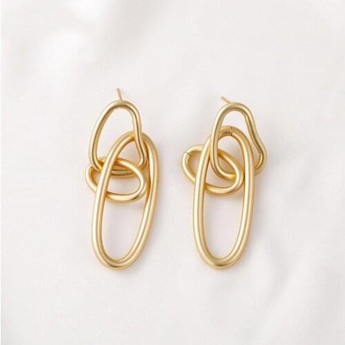 QTOUYE Women's Gold Earrings