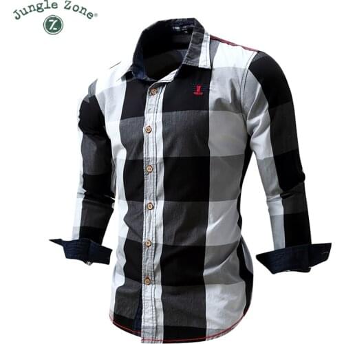 European size big 2018 models Mens Plaid hit Color Print Shirt mens short-sleeved lapel shirt brand casual shirt menshirts